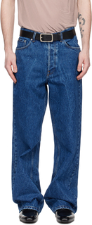 Свободные джинсы цвета индиго Dries Van Noten