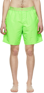 Зеленые плавки Greca Versace Underwear