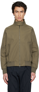Куртка-бомбер цвета хаки Dawson 1430 NN07