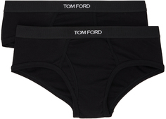 Набор из двух черных трусов TOM FORD