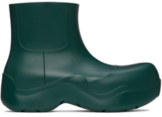 Зеленые ботинки челси Matte Puddle Bottega Veneta
