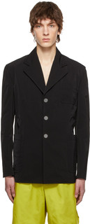 Черное нейлоновое пальто Bottega Veneta