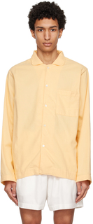 Желтая свободная пижамная рубашка Tekla