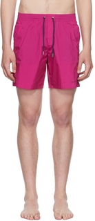 Розовые нейлоновые шорты для плавания Giorgio Armani