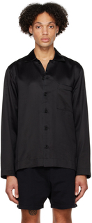 Черная домашняя пижамная рубашка CDLP