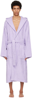Фиолетовый халат с капюшоном Tekla