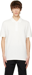 Белая рубашка-поло с вентиляцией Bottega Veneta