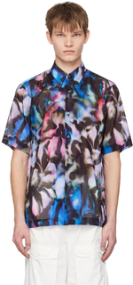 Рубашка с многоцветным принтом Dries Van Noten