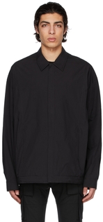 Черная спортивная рубашка на молнии Juun.J