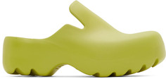 Зеленые резиновые сабо Flash Bottega Veneta