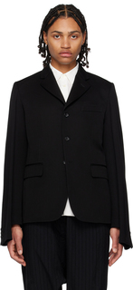 Черный пиджак с двумя рукавами Black Comme des Garçons