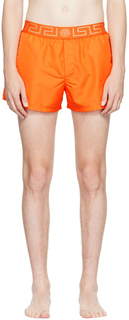 Оранжевые плавки Greca Versace Underwear