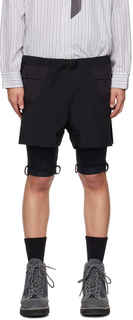 Черные шорты для бега CMF Outdoor Garment