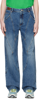 Синие кирпичные джинсы Andersson Bell