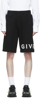 Черные хлопковые шорты Givenchy