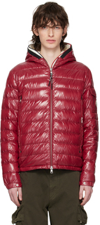 Красный пуховик Galion Moncler