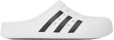 Белые сабо Adilette adidas Originals