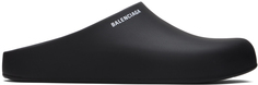 Черные шлепанцы для бассейна Balenciaga