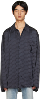 Черная рубашка с монограммой BB Balenciaga