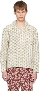 Рубашка Off-White Boston с цветочным принтом Bode