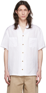 Белая хлопковая рубашка Versace
