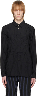Черная рубашка с карманом Comme des Garçons Homme Deux
