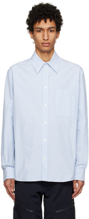 Рубашка в сине-белую полоску Bottega Veneta