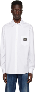 Белая рубашка с налетом Dolce &amp; Gabbana