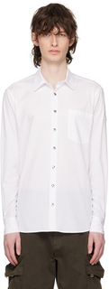 Белая рубашка с заклепками Moncler
