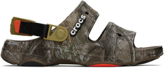 Вседорожные сандалии цвета хаки Realtree EDGE Edition Crocs