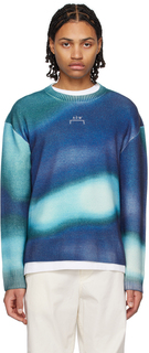 Синий свитер с градиентом A-COLD-WALL*