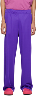 Пурпурные спортивные брюки свободного кроя BLUEMARBLE
