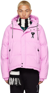 Розовая куртка-пуховик Puma Edition AMI Alexandre Mattiussi