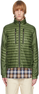 Короткий пуховик цвета хаки Althaus Moncler Grenoble