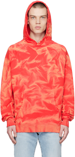 Красная рваная толстовка с капюшоном 424 Suncoat Girl