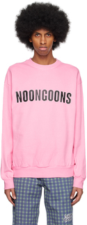 Розовый свитшот Spellout Noon Goons