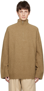 Светло-коричневый свитер Даско Nanushka