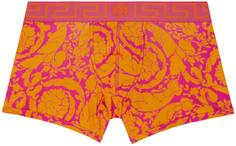 Оранжевые трусы Barocco Versace Underwear
