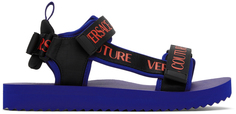 Черно-синие сандалии Ipanema Versace Jeans Couture