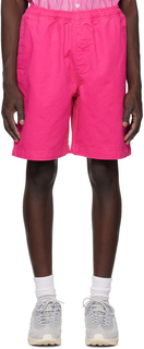 Розовые пляжные шорты Stüssy Stussy