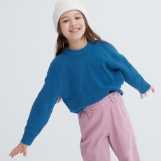 Джемпер Uniqlo Kids Soufflé Yarn, синий