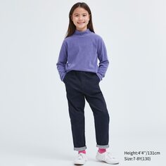 Детские ультраэластичные широкие джинсы Uniqlo, синий