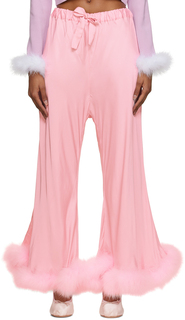Розовые пижамные штаны-будуар Sleeper