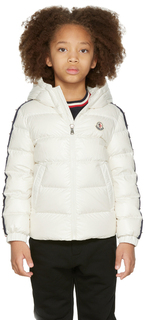 Детская белая пуховая куртка Stellaire Moncler Enfant