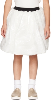 Детская белая юбка-пузырь CRLNBSMNS