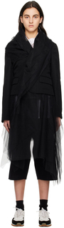 Черный многослойный пиджак Black Comme des Garçons