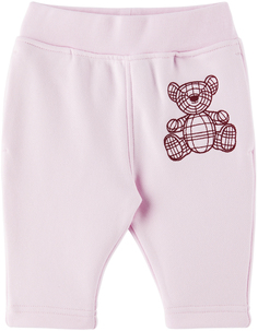 Детские розовые брюки для отдыха Thomas Bear Burberry