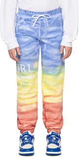Детские многоцветные брюки для отдыха с принтом тай-дай AMIRI