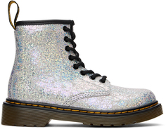 Ботинки Baby Silver 1460 с мятой отделкой Dr. Martens