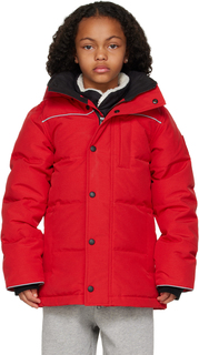 Детская красная пуховая куртка Eakin Canada Goose Kids